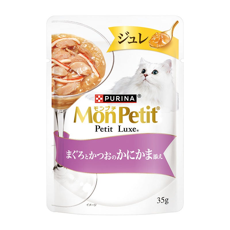 専用ページモンプチとやきかつお モンプチ プチリュクス ジュレ まぐろとかつおのかにかま添え